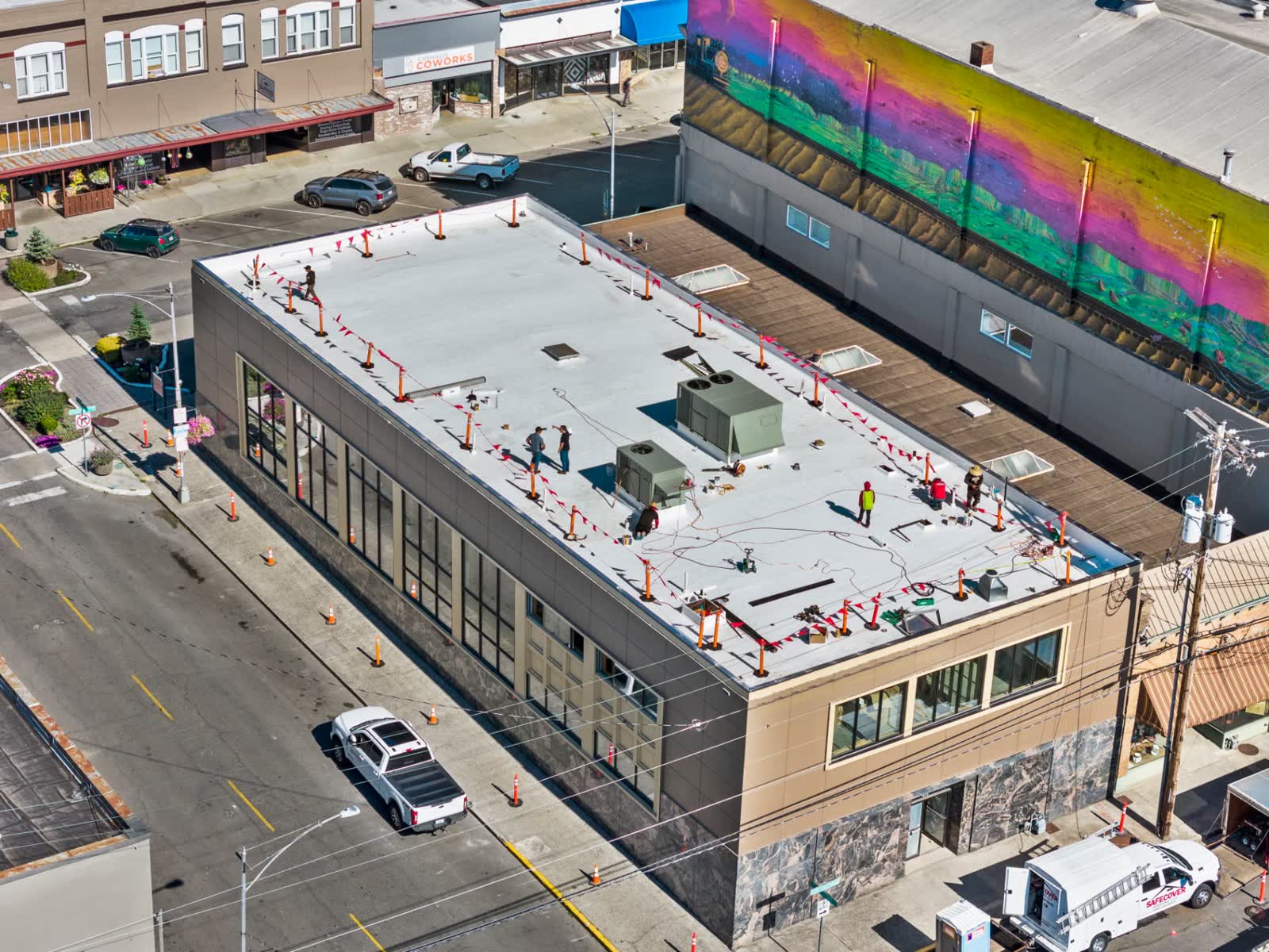 Commercial roofing project in Chehalis