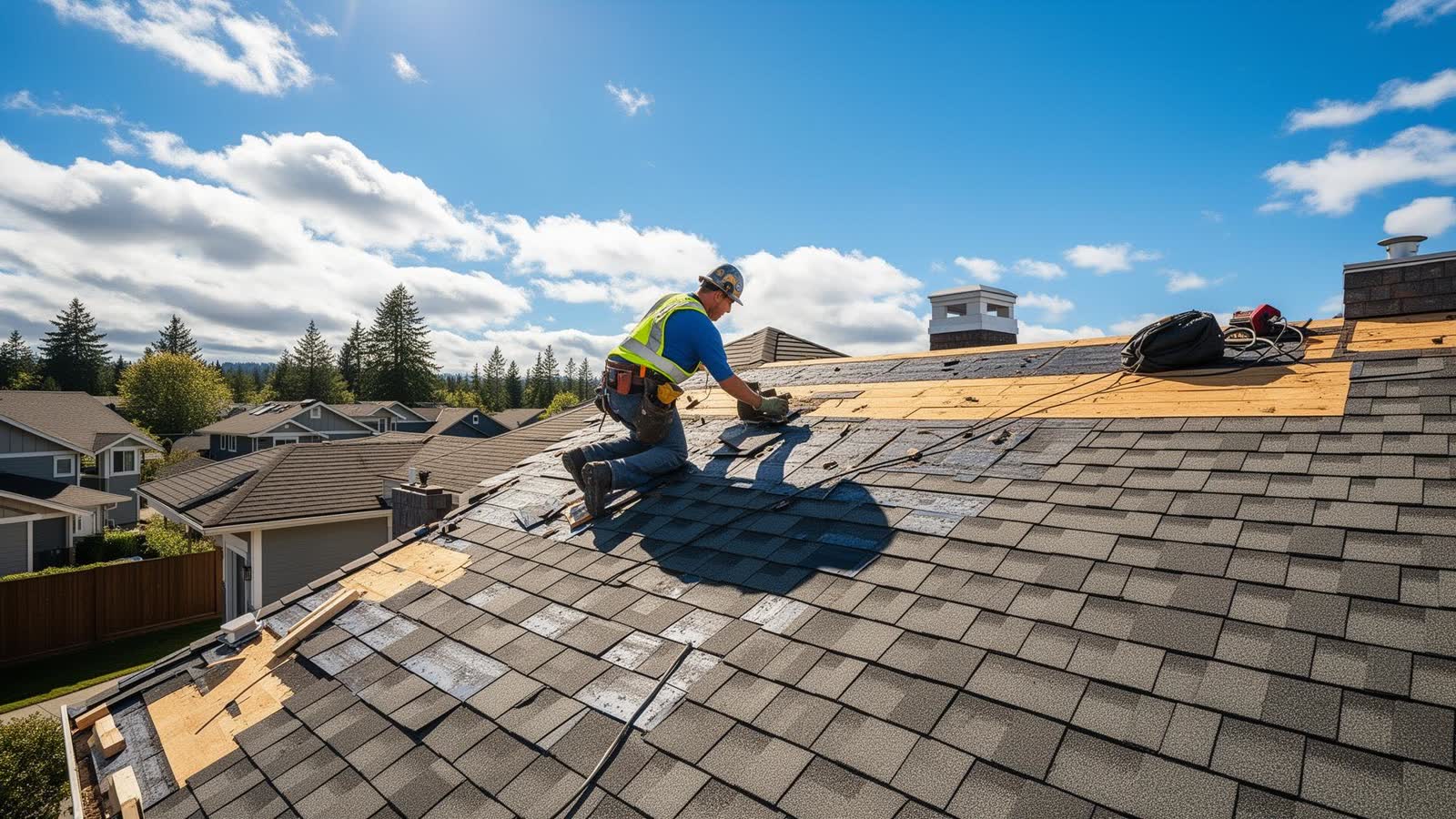 Roofing services in Fife, Washington