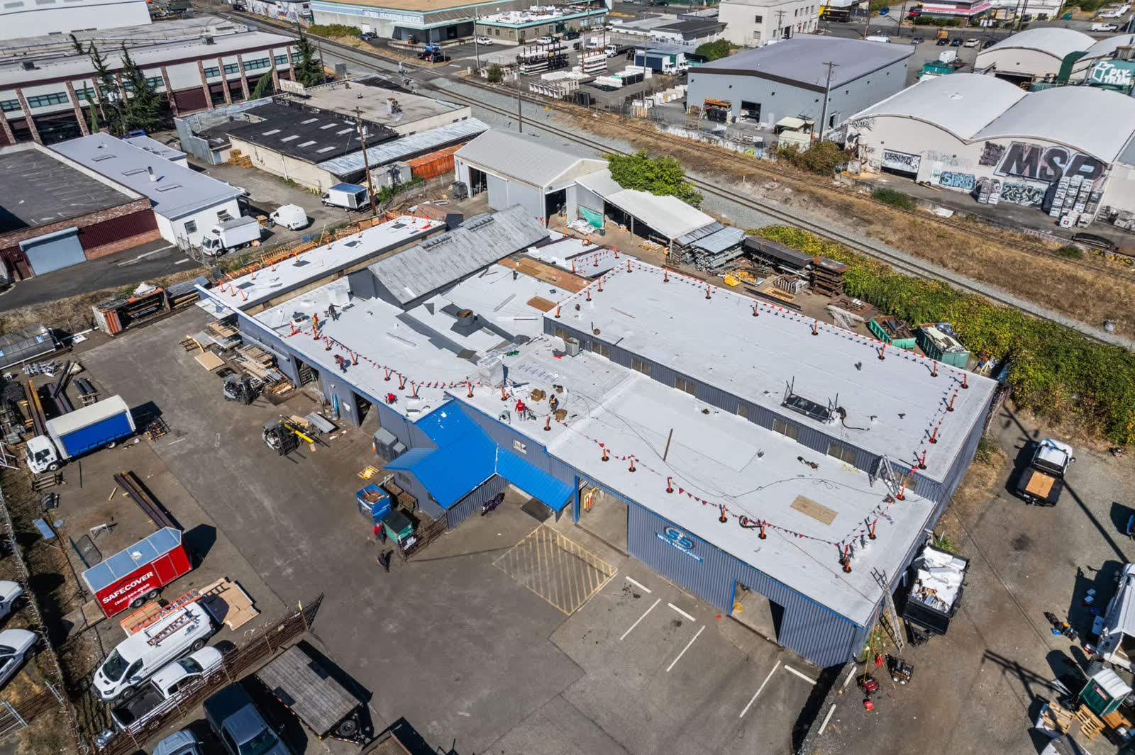 Commercial roofing project in Vancouver, Washington