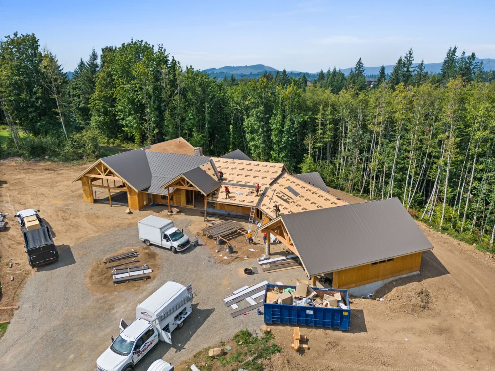 Metal roofing installation in Multnomah County, Oregon